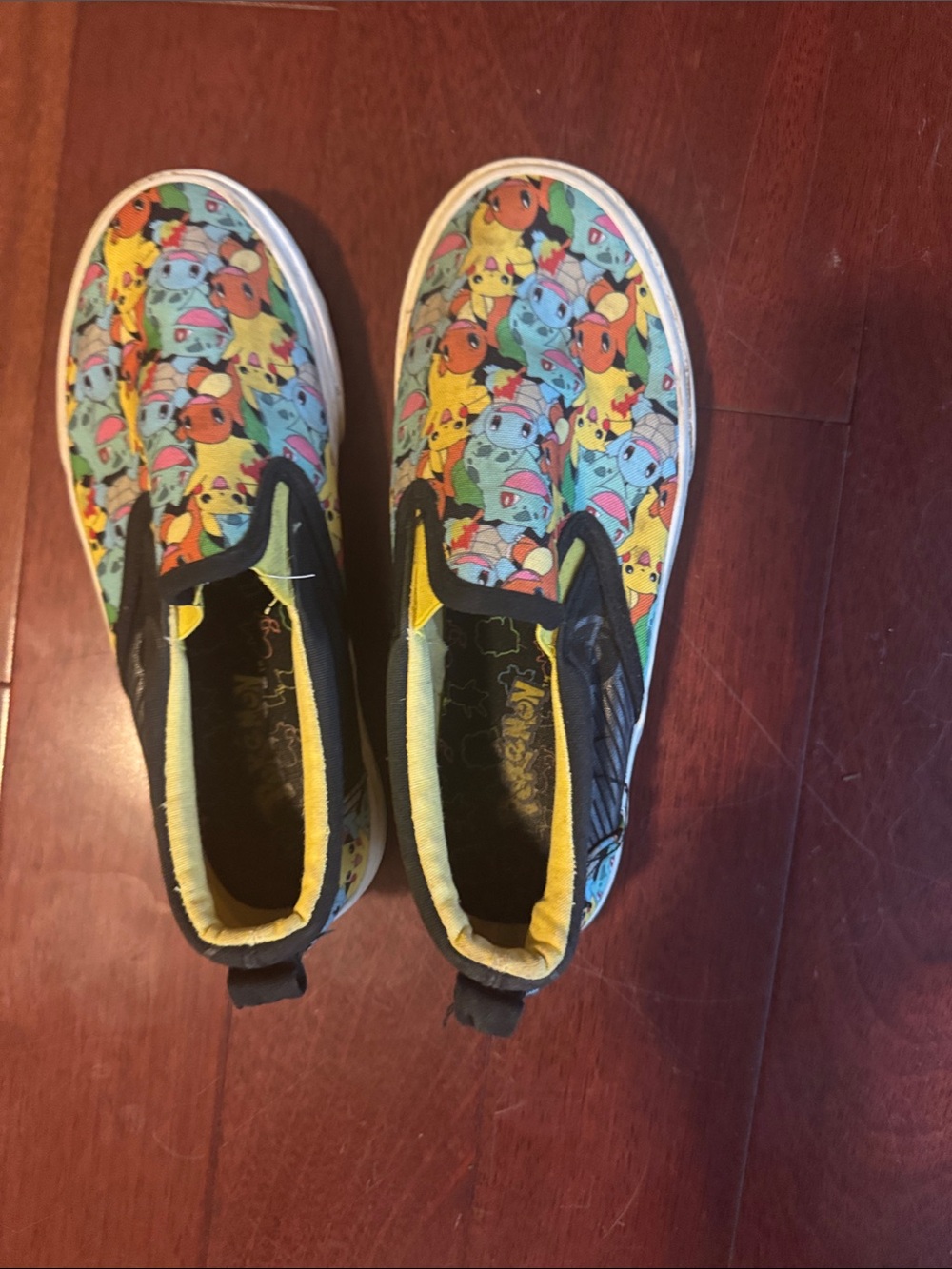 Pokémon Slip-On shoes. Worn twice